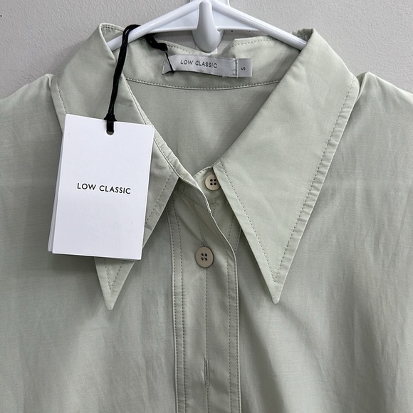 Low Classic Green Silk Shirt - Picture 5 of 10